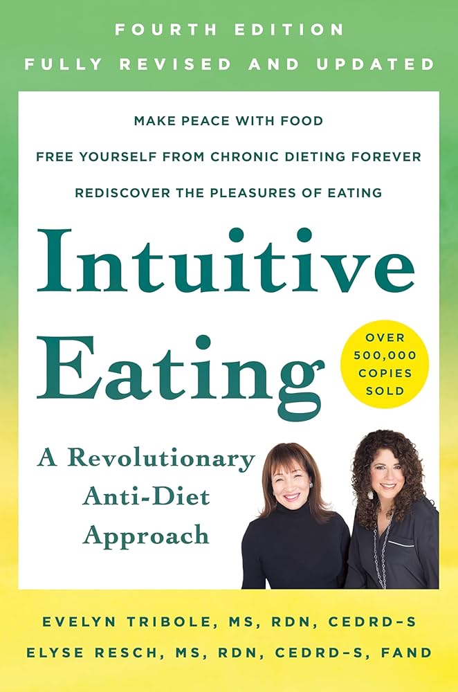 Intuitive Eating, 4th Edition companion resources for anti-diet living cover photo collage
