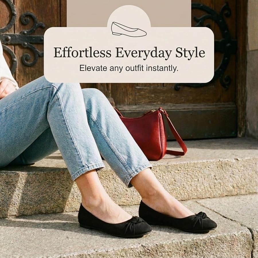 Top 10 Comfy Women's Ballet Flats cover photo collage