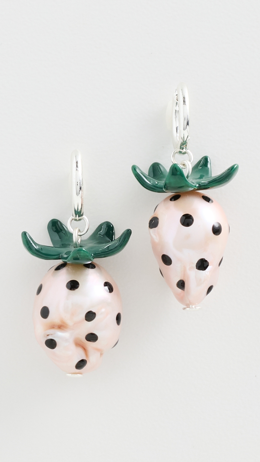Tory Burch Curiosity Strawberry Earrings — Jewelry & Accessories