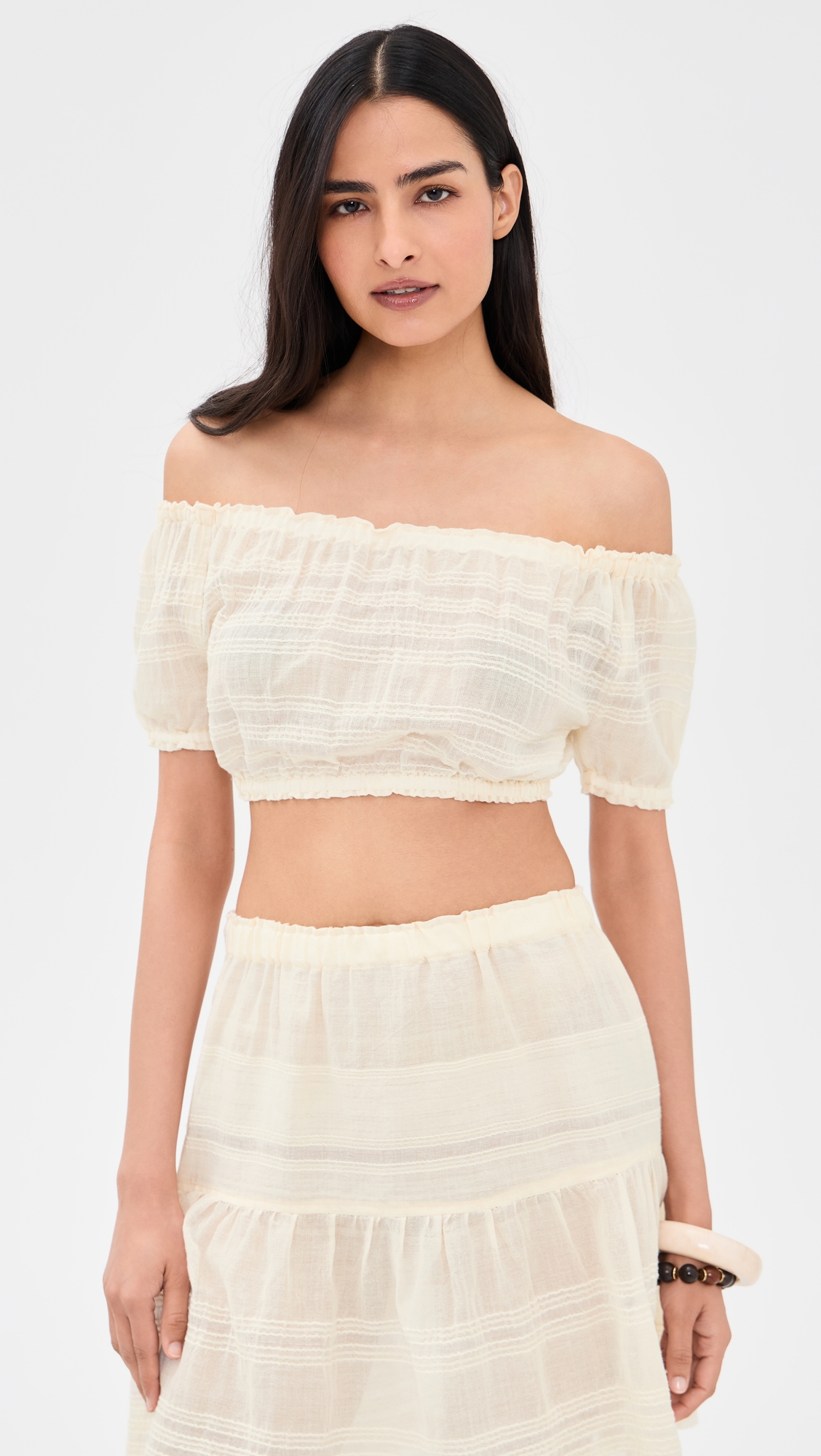 Summer dresses, resort tops, sandals + 2 more cover photo collage