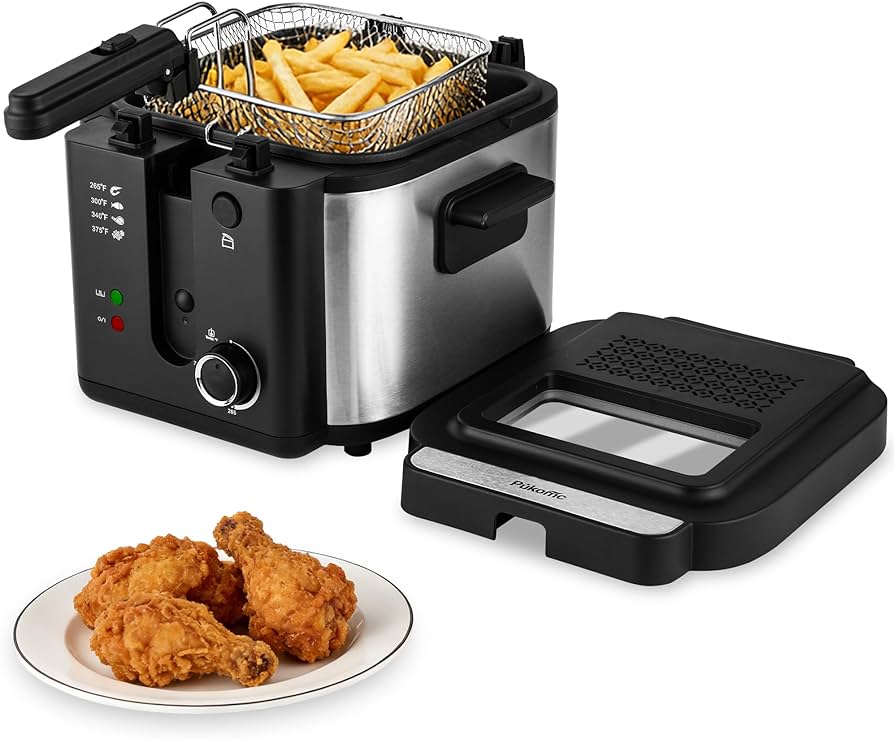 Top 10 Electric Deep Fryers for Home cover photo collage