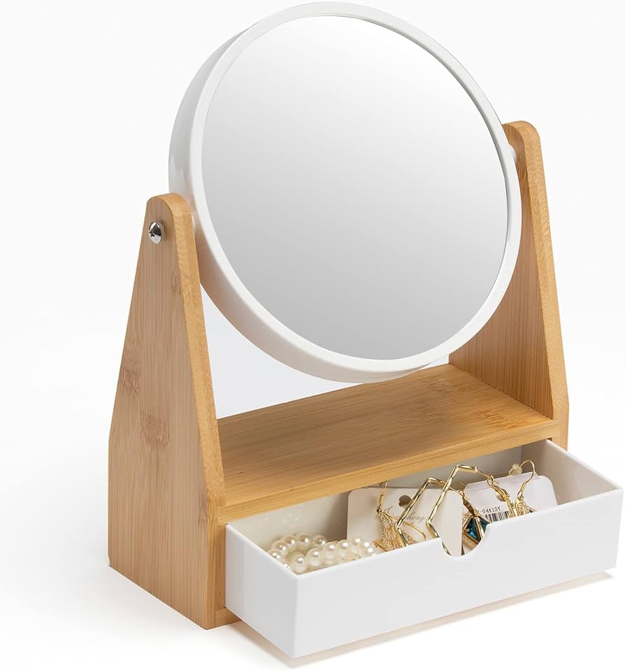Top 10 Vanity Tabletop Mirrors with Trays cover photo collage