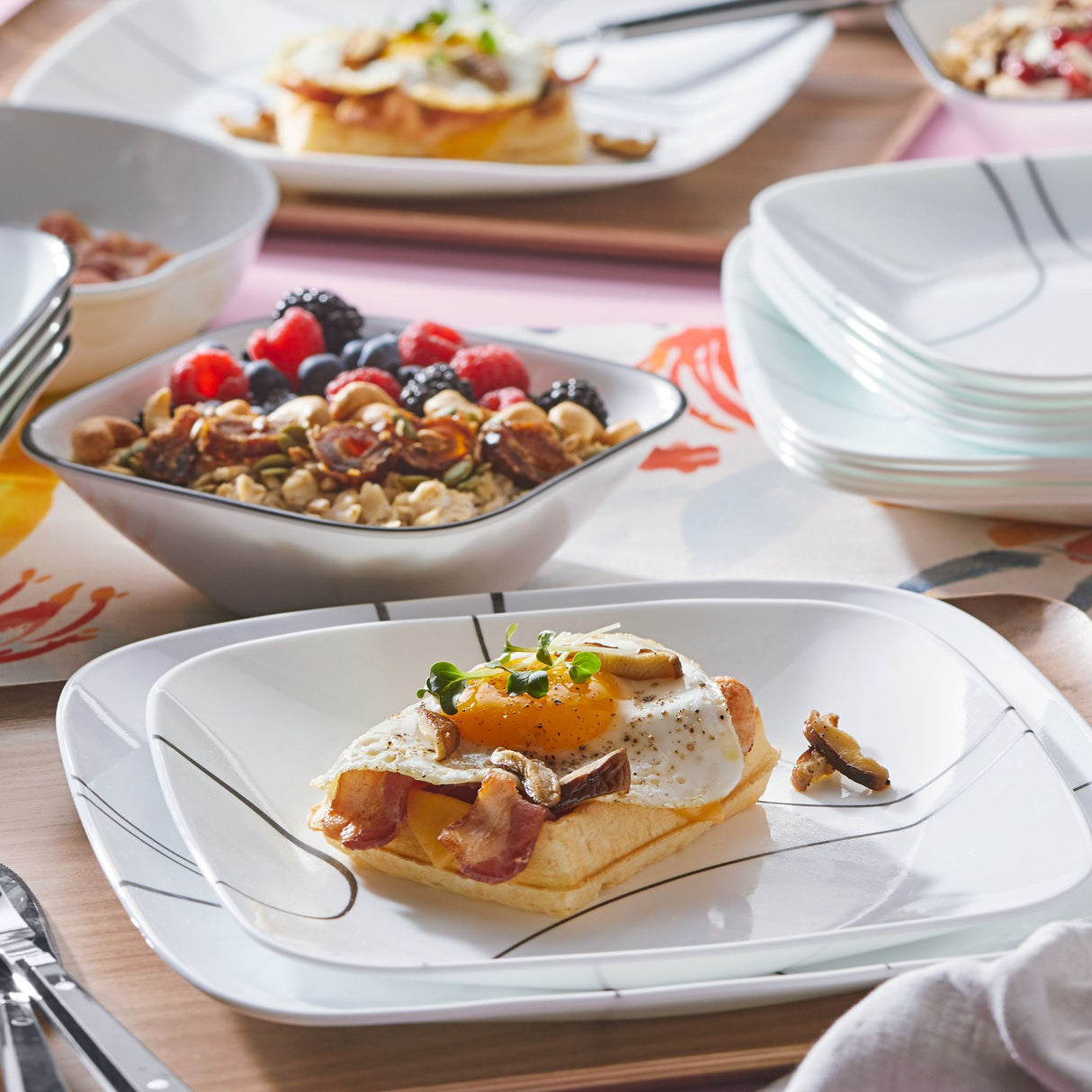 Top 10 Square Dinnerware Sets for Six cover photo collage