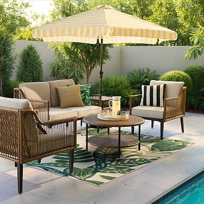 Vintage Style Summer Patio Decor Finds cover photo collage