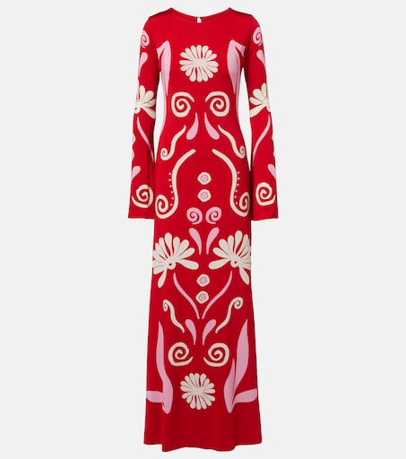 Cala de la Cruz Amay Printed Maxi Dress