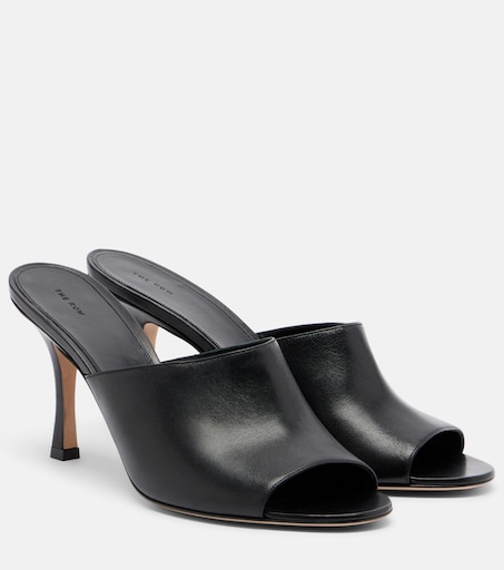 The Row Ella Leather Mules