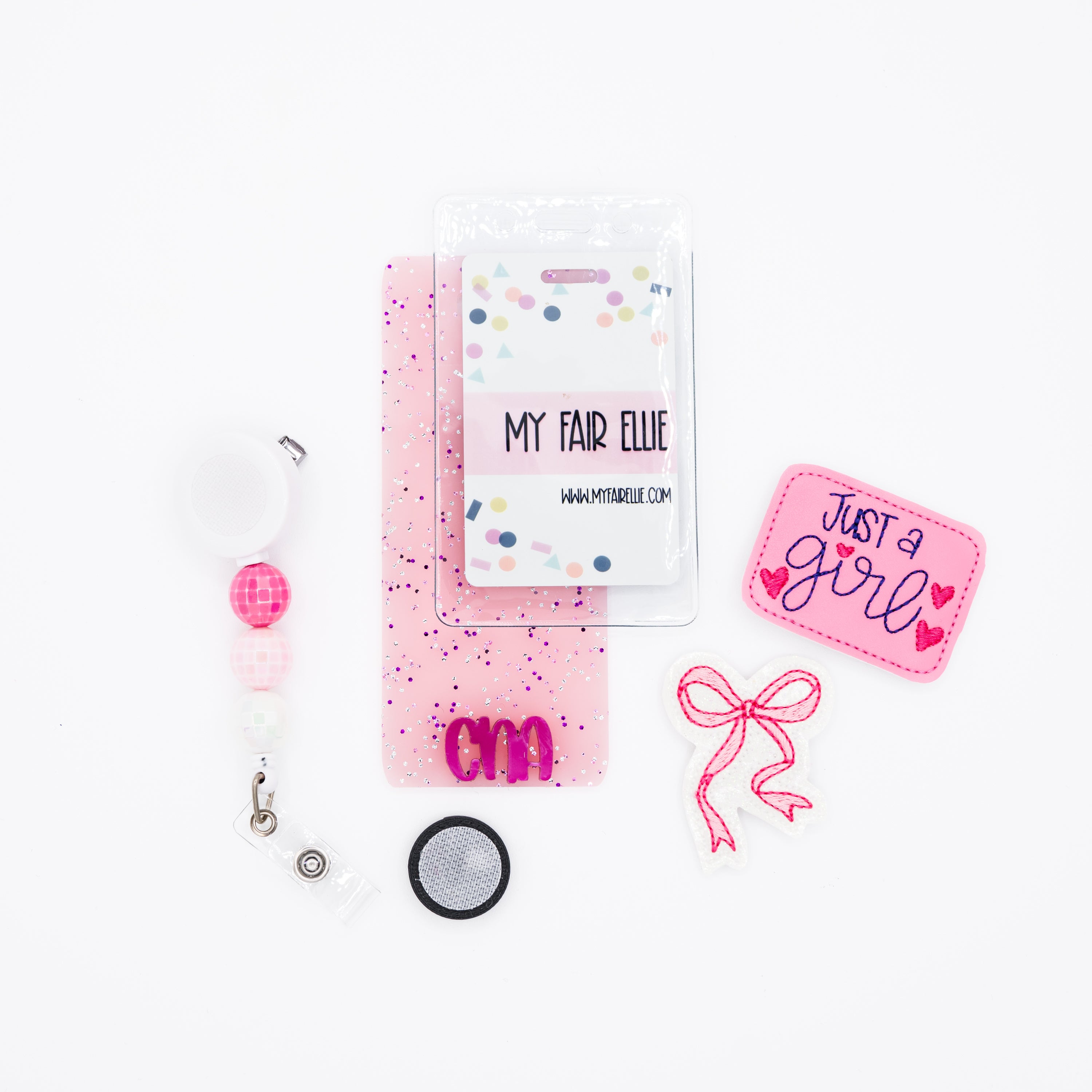 Healthcare girly essentials cover photo collage
