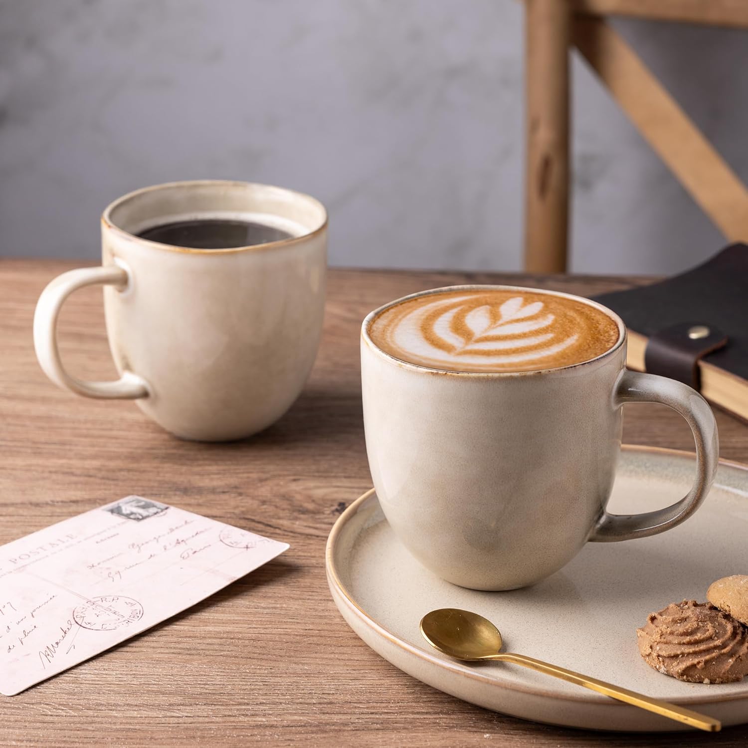 Cute & Aesthetic Mugs and Glasses Perfect for Cozy Desk Setups & Coffee Lovers cover photo collage