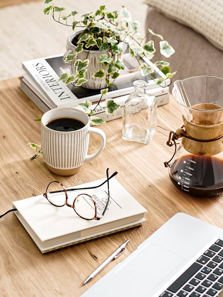 Cute & Aesthetic Mugs and Glasses Perfect for Cozy Desk Setups & Coffee Lovers cover photo collage