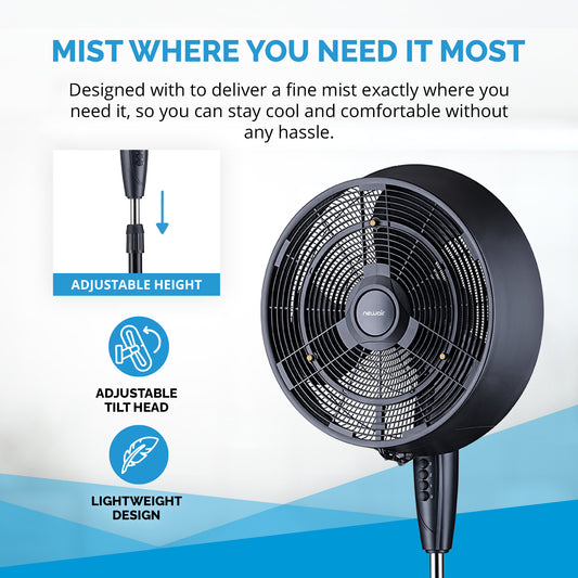 Air cooling mist fan