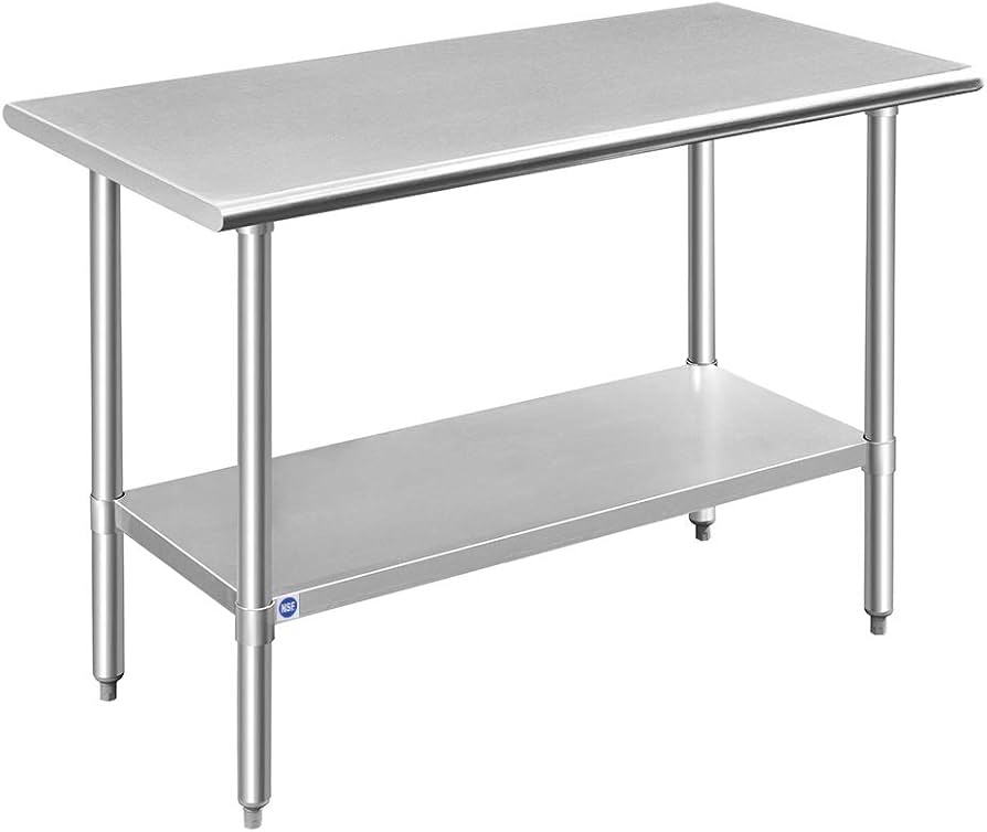 Best Stainless Steel Prep Tables for Kitchens cover photo collage