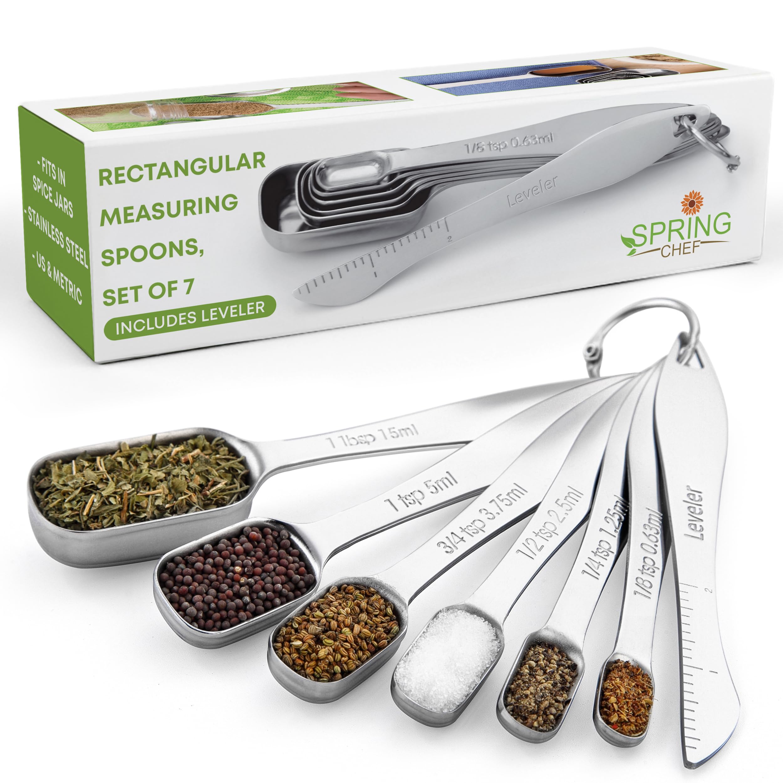 Top Stainless Steel Measuring Spoons for Baking cover photo collage