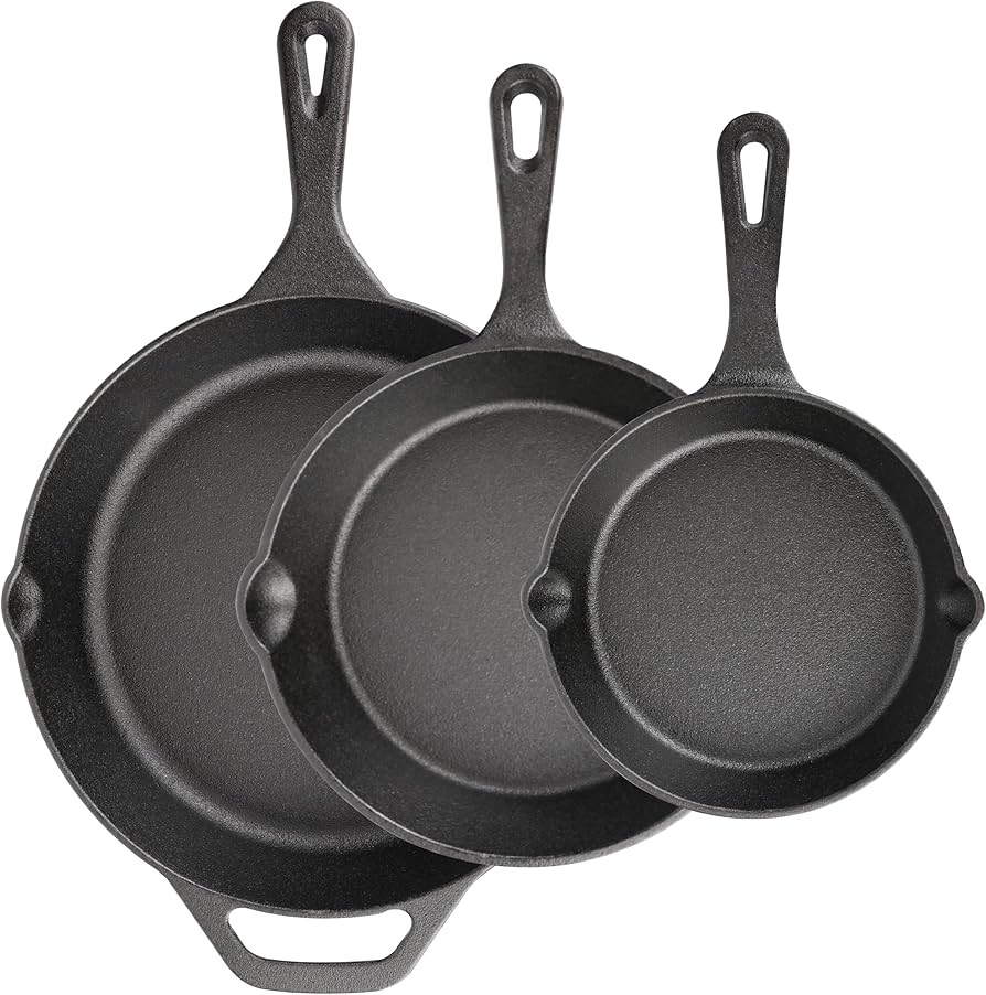 Cast Iron Skillet Set Picks cover photo collage