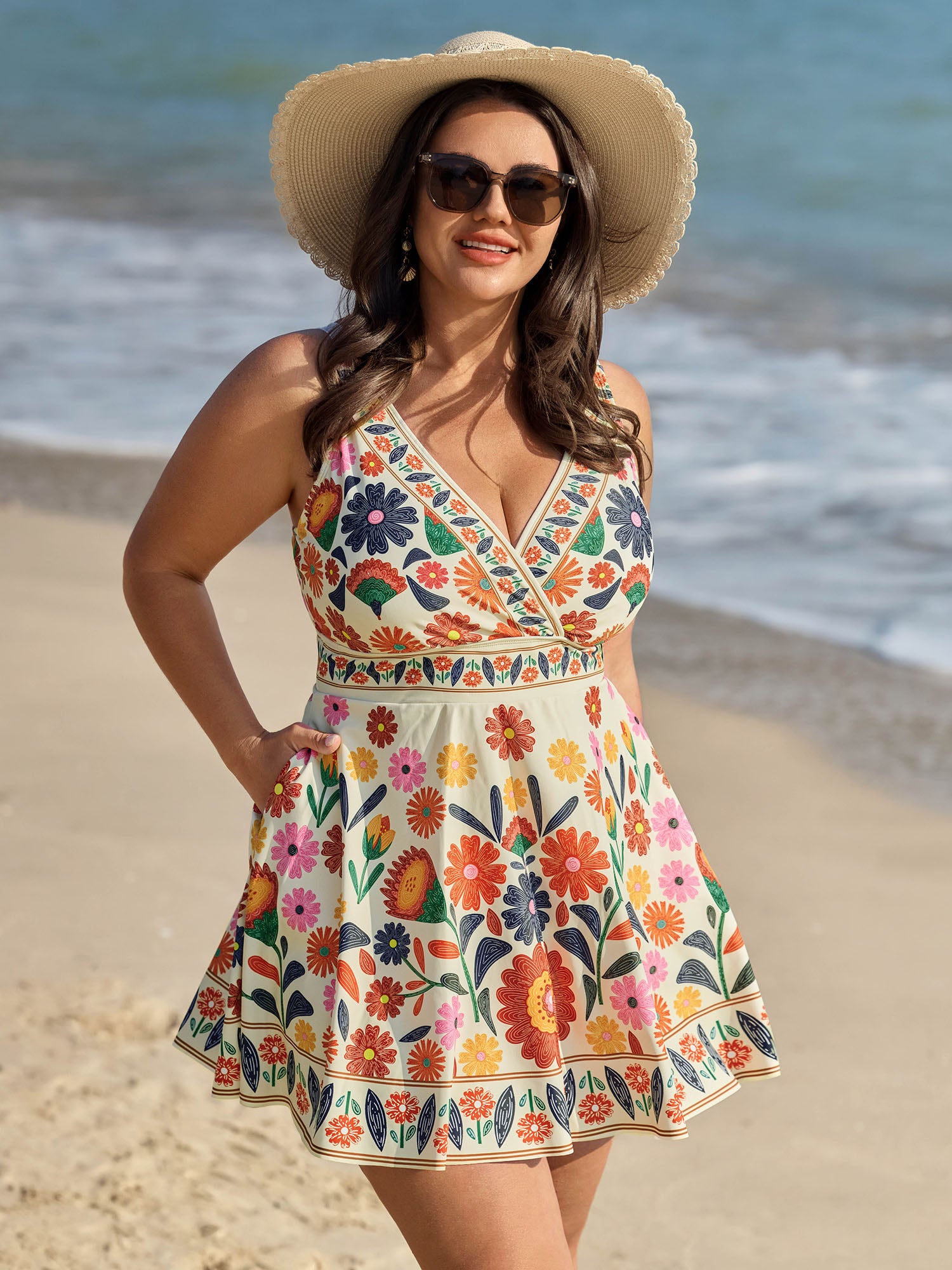 The elevate one piece (swimsuit dresses) cover photo collage