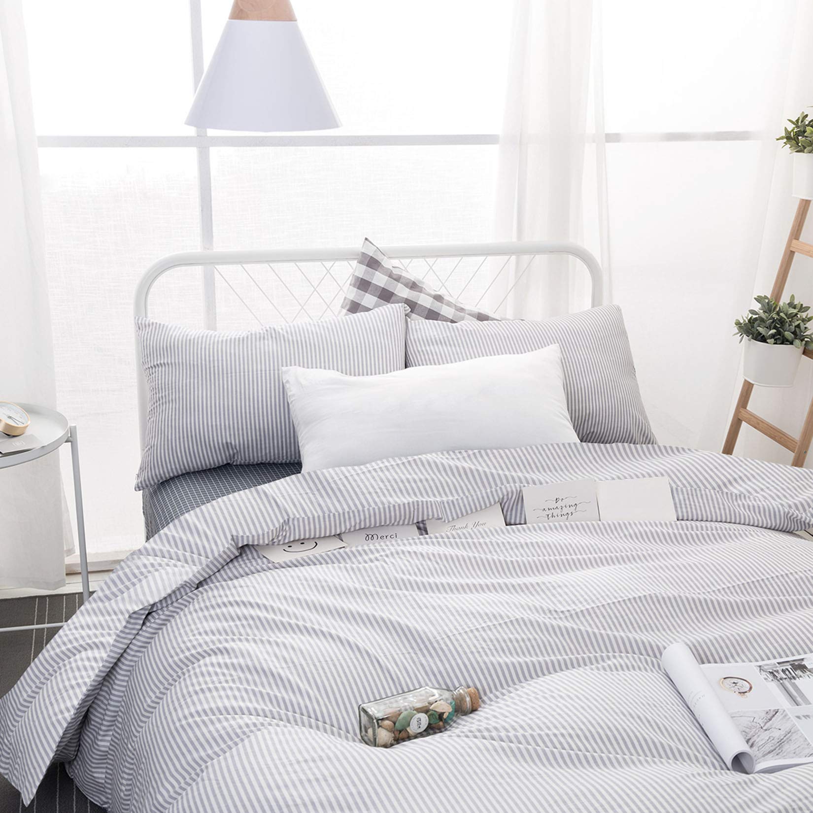 Cozy Striped Twin Comforter Sets You'll Love cover photo collage