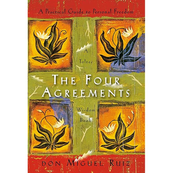 The Fifth Agreement: A Practical Guide to Self-Mastery for Toltec Wisdom Seekers cover photo collage