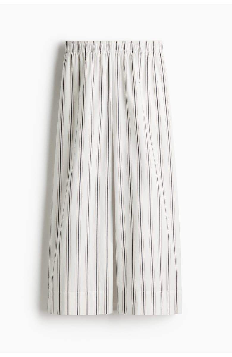 H&M Ankle-length Cotton Trousers