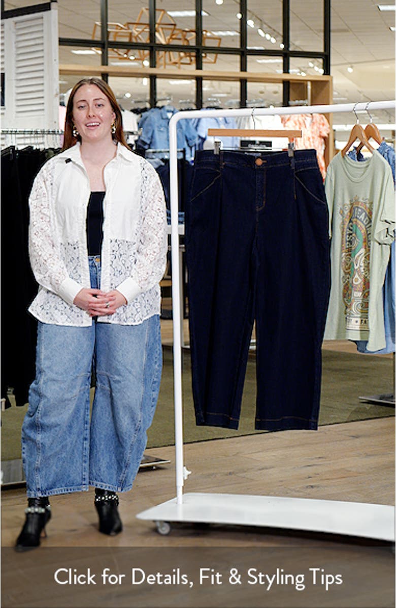 Wit & Wisdom Wyatt Skyrise High Waist Ankle Wide Leg Jeans