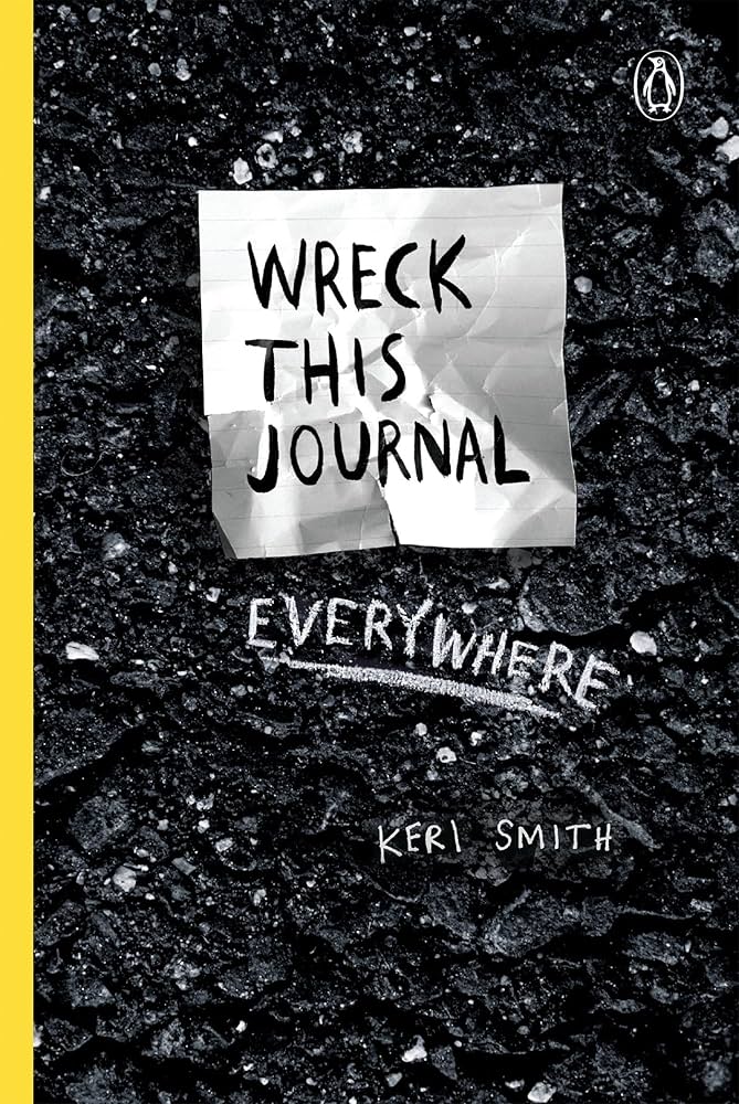 Wreck This Journal (Duct Tape) Expanded Edition and Creative Companion Journals cover photo collage