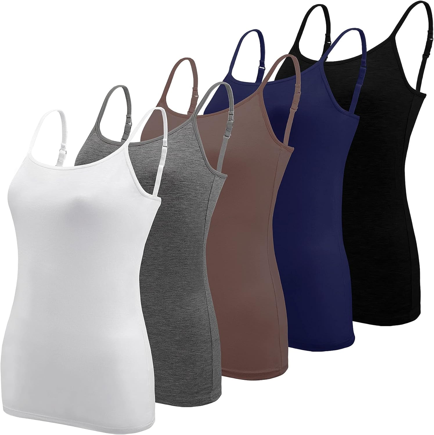 Everyday Women's V-Neck Camisole Multipacks cover photo collage