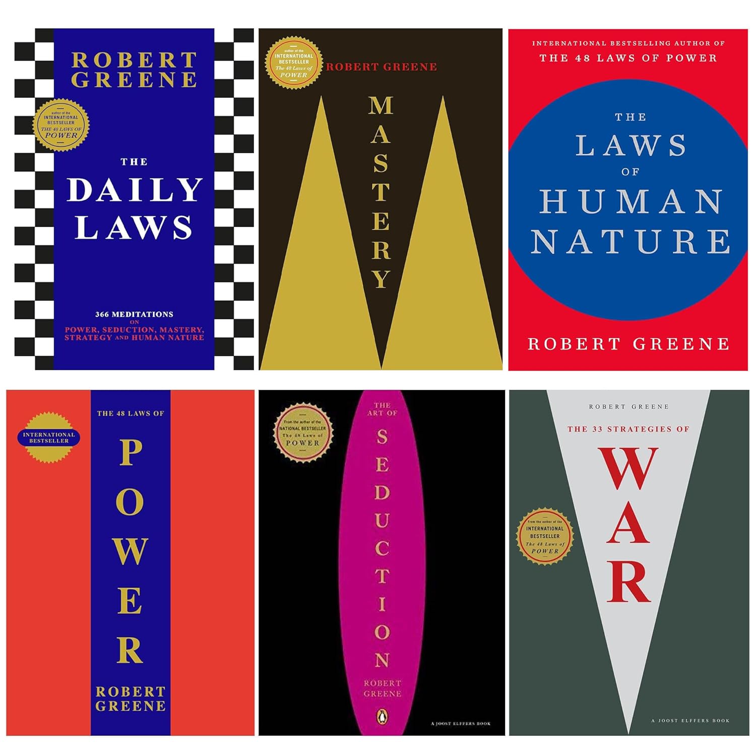 The Laws of Human Nature for Insightful Readers and Leaders cover photo collage