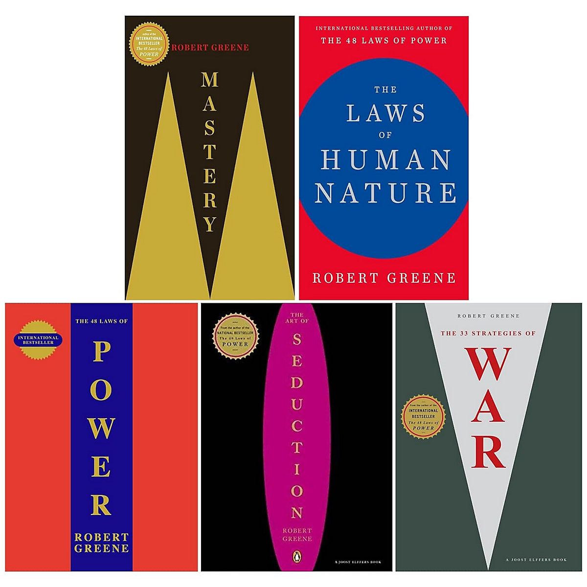 Strategic Library: 33 Strategies of War and Complementary Reads cover photo collage