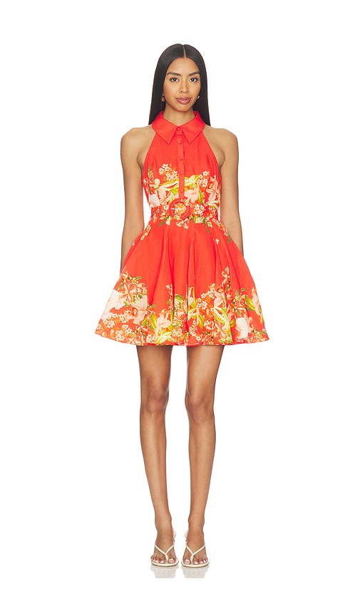 Hemant & Nandita Short Dress with Buckle Belt