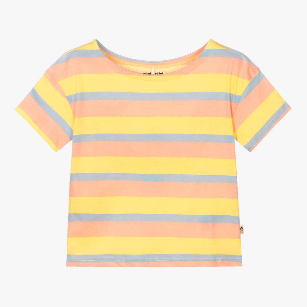 Striped Color Block Summer T-Shirts for Women cover photo collage