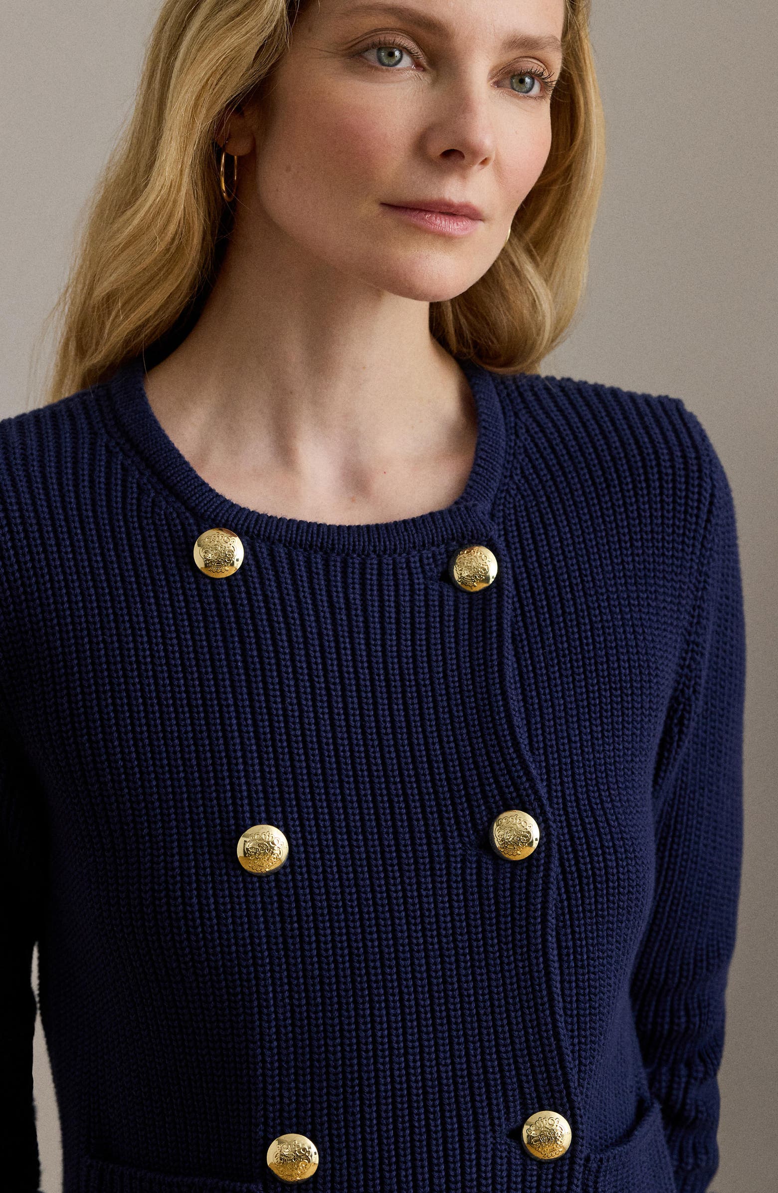 Lauren Ralph Lauren Combed Cotton Blazer