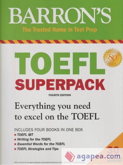 Save & Read - TOEFL iBT Superpack: 4 Books + Practice Tests +