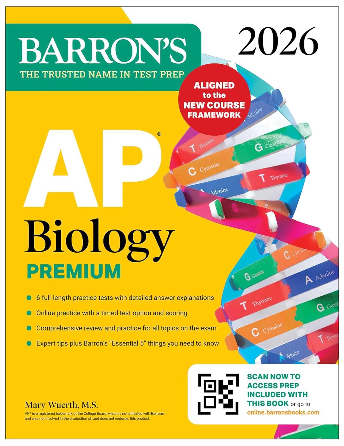 Read Free - Companions to AP Biology Premium, 2026: Prep Book with