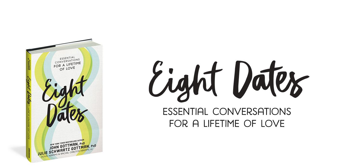 Relationship toolbox with Eight Dates: Essential Conversations for a Lifetime of Love cover photo collage