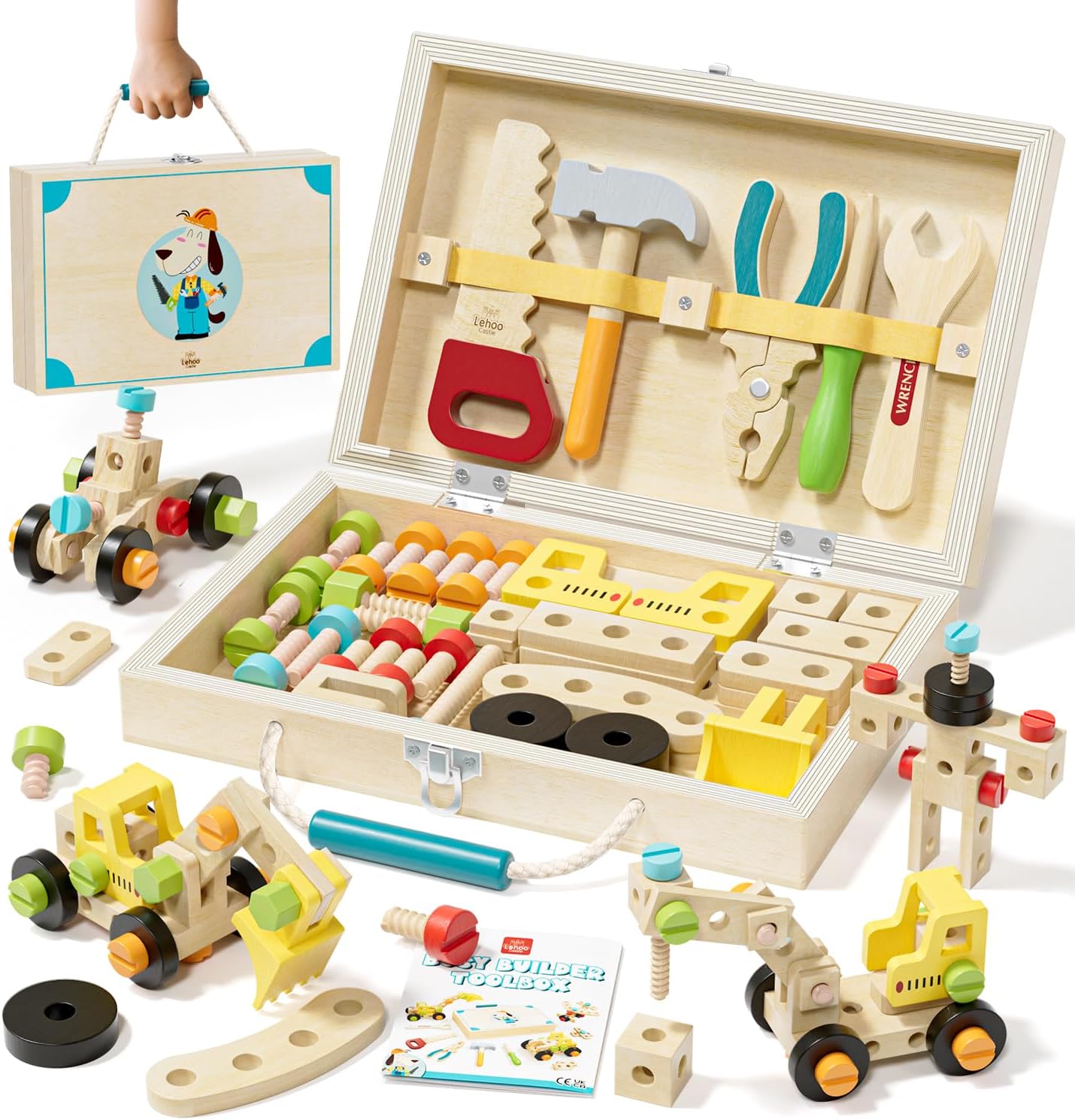 Montessori toys you'll find in our home cover photo collage