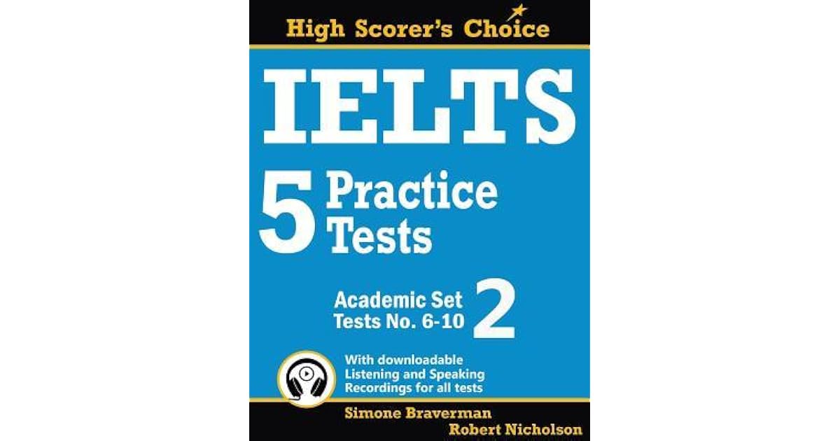 Free PDF - IELTS 5 Practice Tests, Academic Set 1: Tests No. 1-5