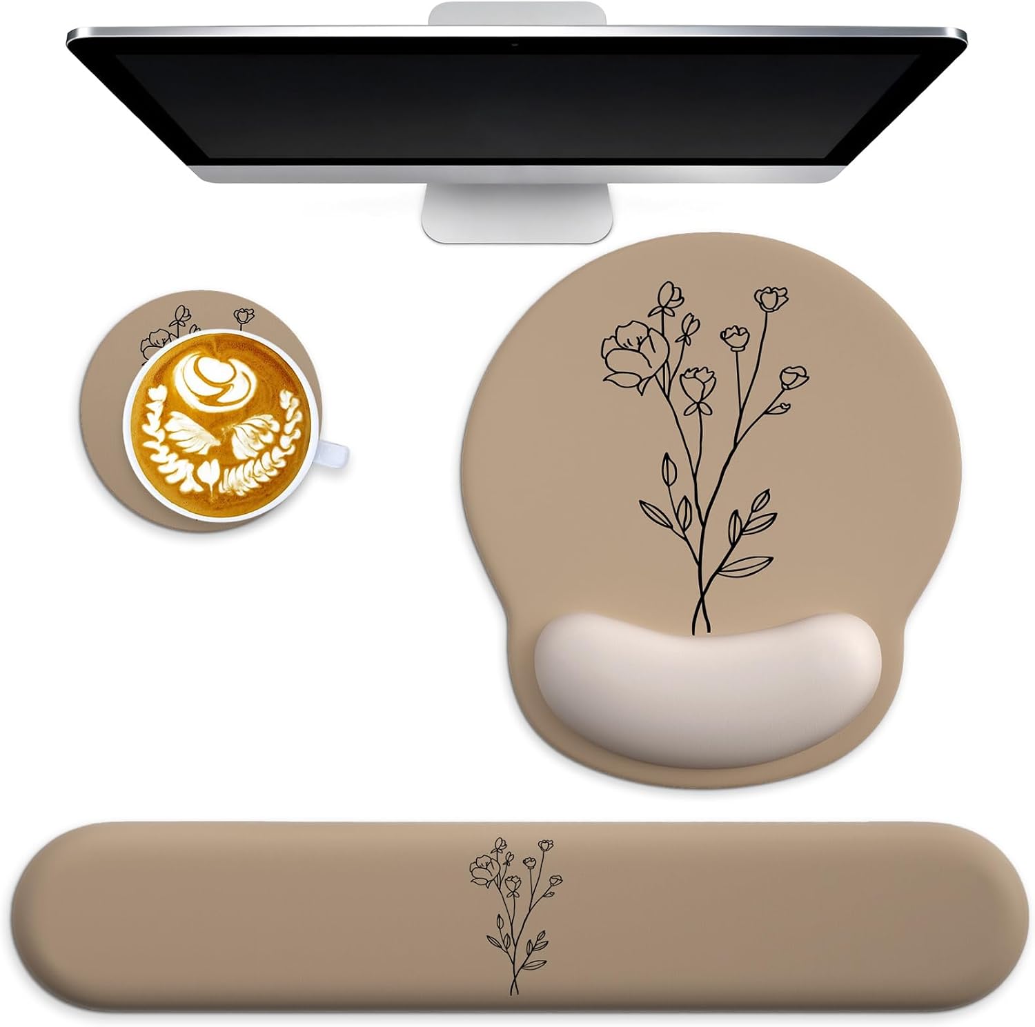 Desk essentials cover photo collage