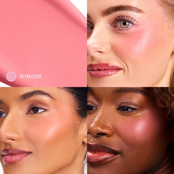 calling all blush baddies 💖 cover photo collage