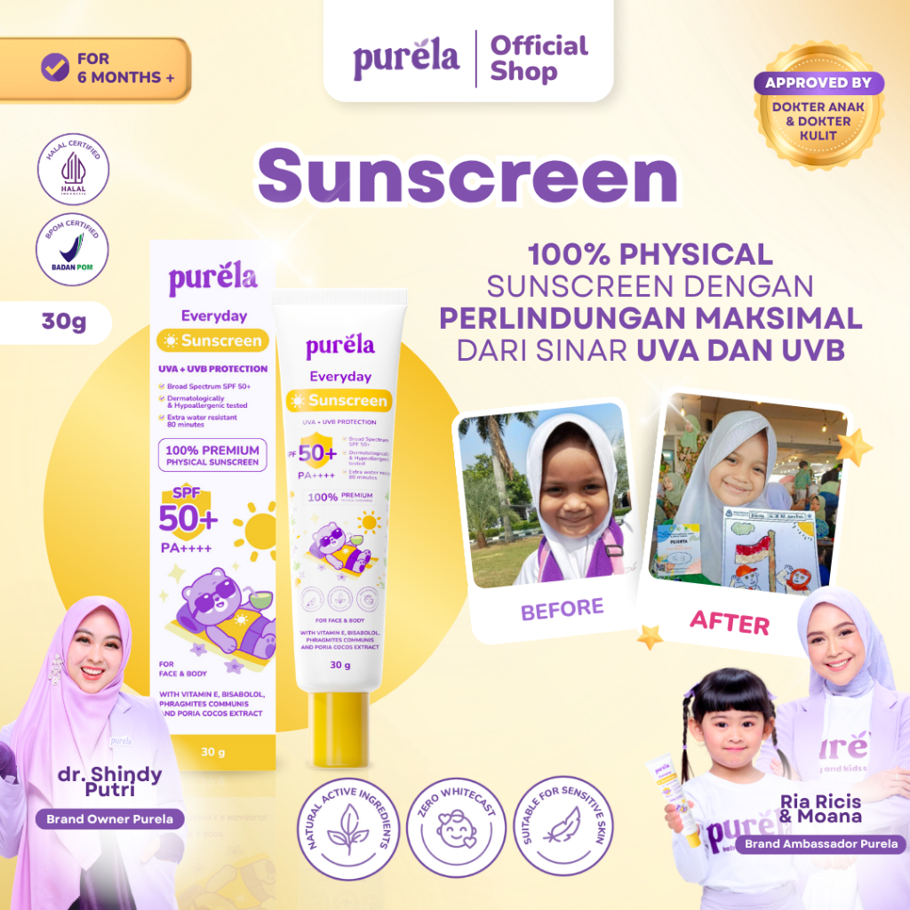 Physical Sunscreen Ramah Anak cover photo collage