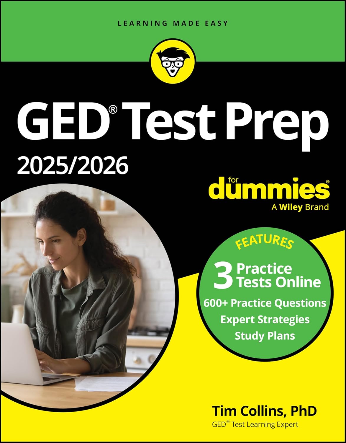 PDF Free - GED Test Prep Plus, Tenth Edition (2026): Includes a Diagnostic Pretest, 2 Full Length Practice Tests, 1000+ Practice Questions, and 60+ Online Videos (Kaplan Test Prep) study companions cover photo collage