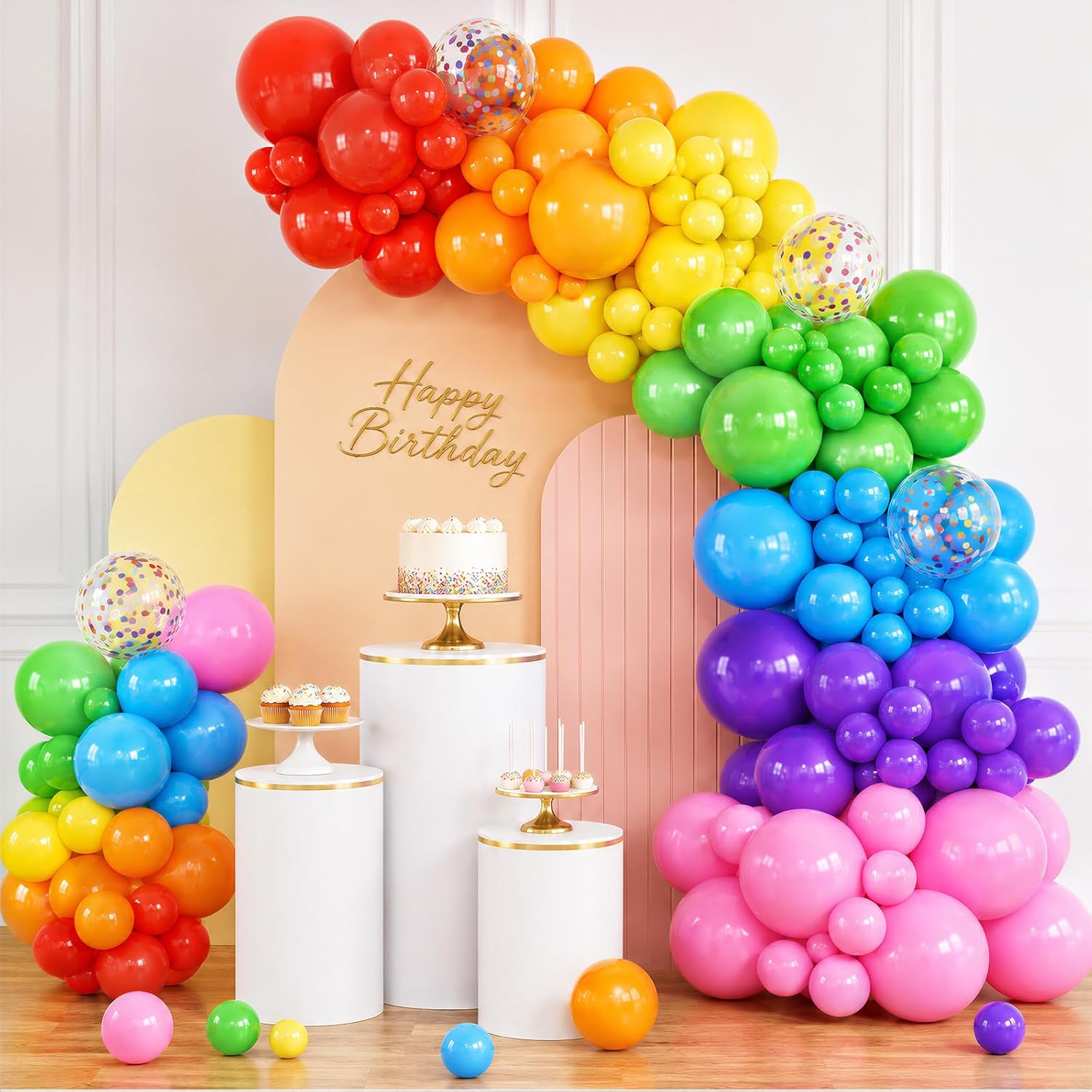 Birthday Party Supplies & Decorations 2026 — Viral Amazon Balloon Garlands, Tableware, Banners, Party Favors & Cake Toppers (100 Must-Haves for Any Celebration) cover photo collage