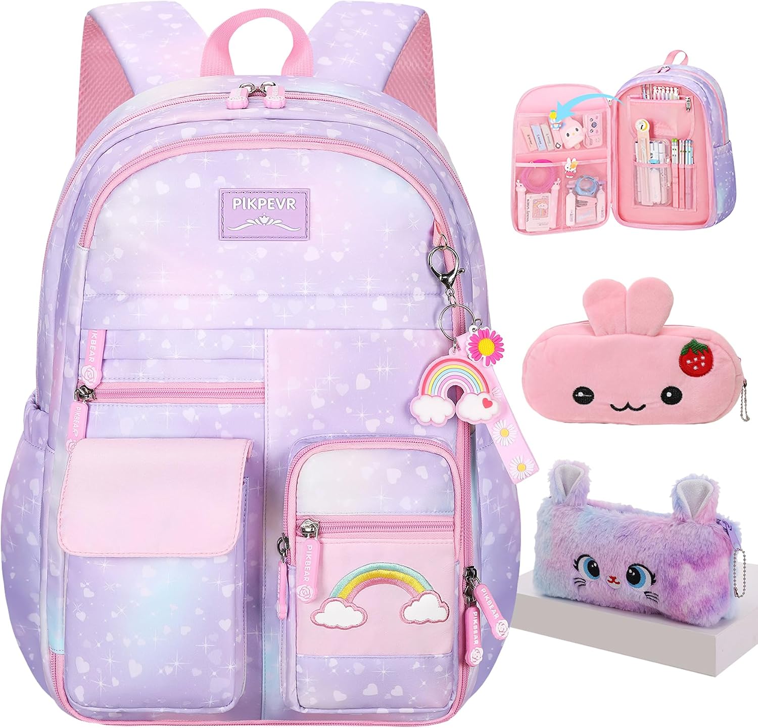 Back-to-School Supplies & Backpacks 2026 — Viral Amazon Backpacks, Lunchboxes, School Supplies, Organization & Study Gear (100 Must-Haves for the New School Year) cover photo collage