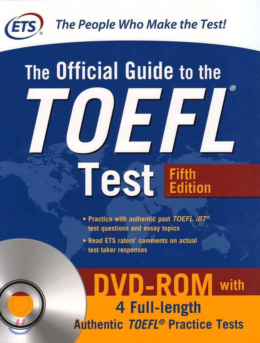 Get Free - The Official Guide to the TOEFL Test with DVD-ROM, Fifth Edition companions cover photo collage