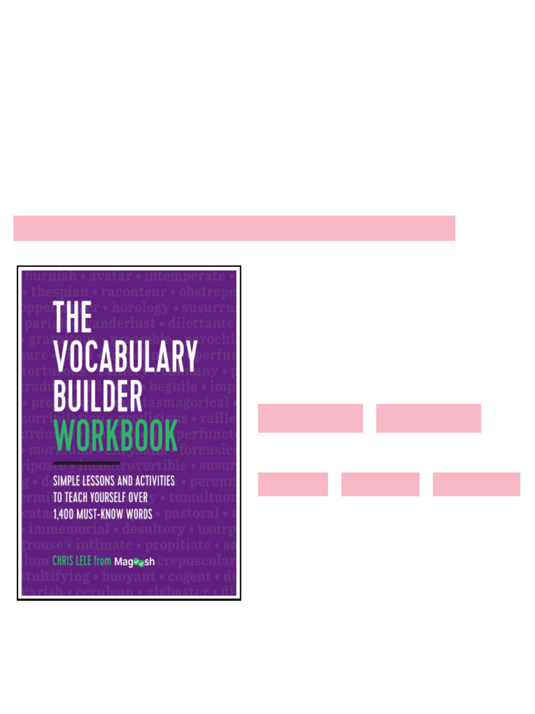 PDF Free - Expanded set: The Vocabulary Builder Workbook: Simple