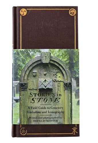 Save & Read - Stories in Stone: The Complete Guide to Cemetery Symbolism Companion Library cover photo collage