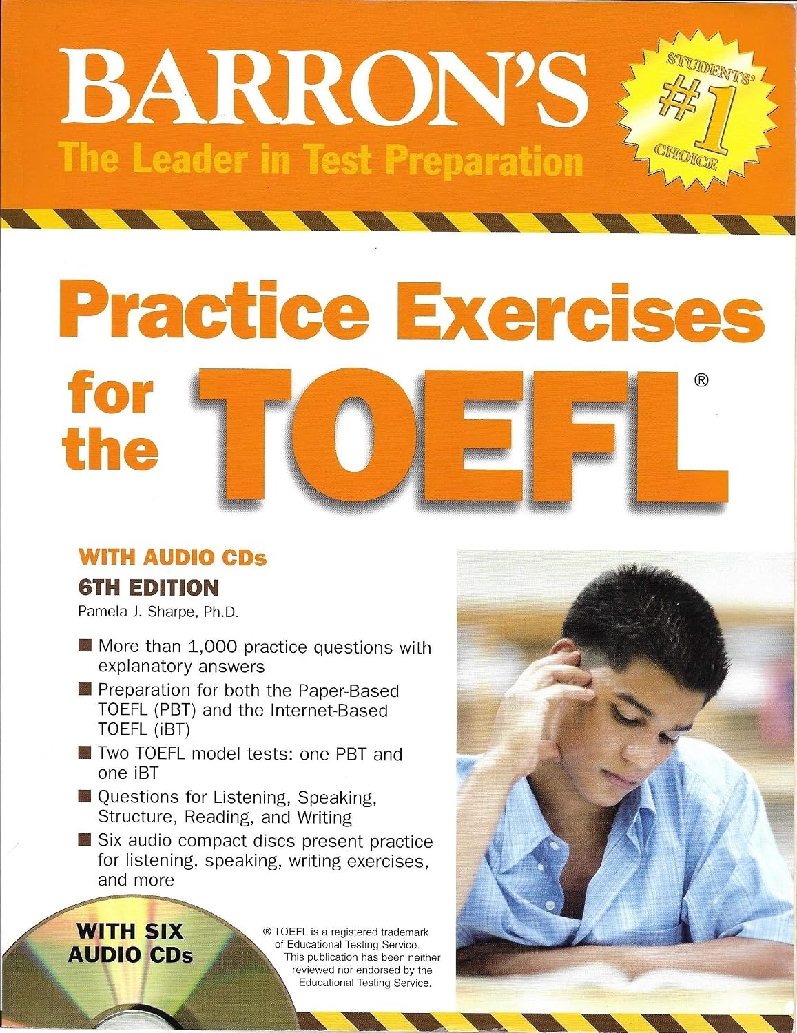 Download - Practice Exercises for the TOEFL with Audio CDs for focused TOEFL prep cover photo collage