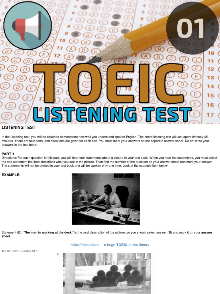 Read Free - Official TOEIC Listening & Reading Problem Collection