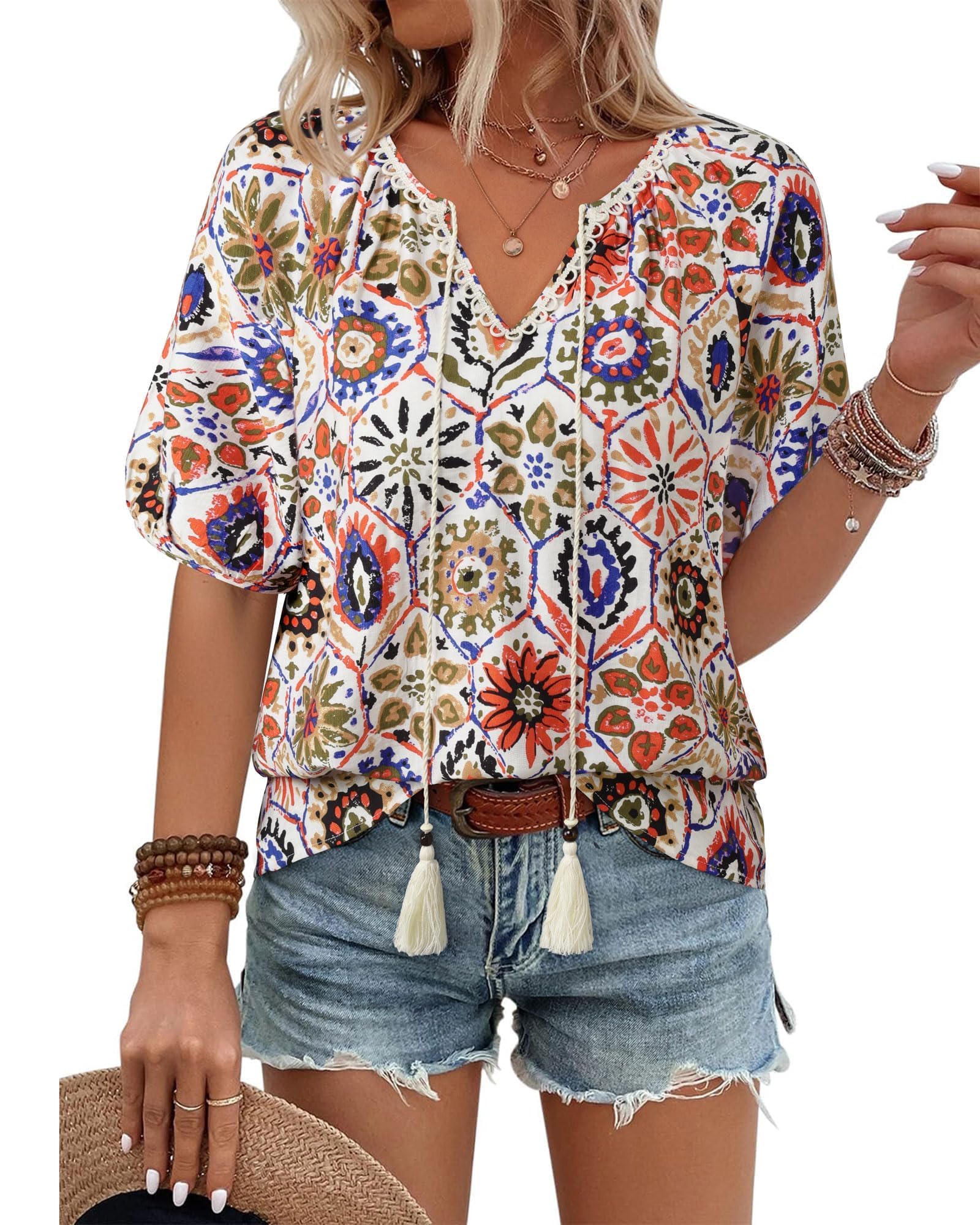 Top 10 Three-Quarter Sleeve Tops Women Keep in Heavy Rotation cover photo collage