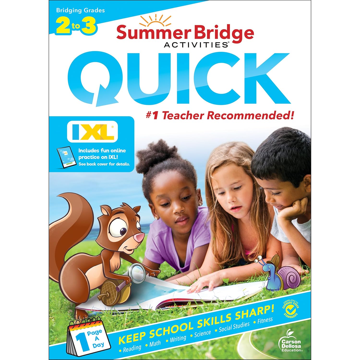 Get Free - Summer Bridge Activities 2nd to 3rd Grade Workbooks, Activity Book with Math, Reading Comprehension, Science, Fitness, Social Studies, Writing Practice, and Flash Cards (Volume 4) summer learning picks cover photo collage