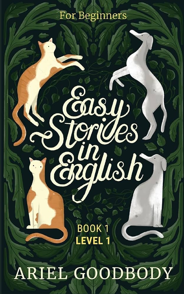 PDF Free - Easy Stories in English for Beginners: 10 Fairy Tales to Take Your English From OK to Good and from Good to Great companion reading list cover photo collage