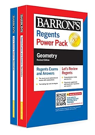 Free PDF - Regents Exams and Answers: Geometry, Sixth Edition (Barron's New York Regents) essentials cover photo collage
