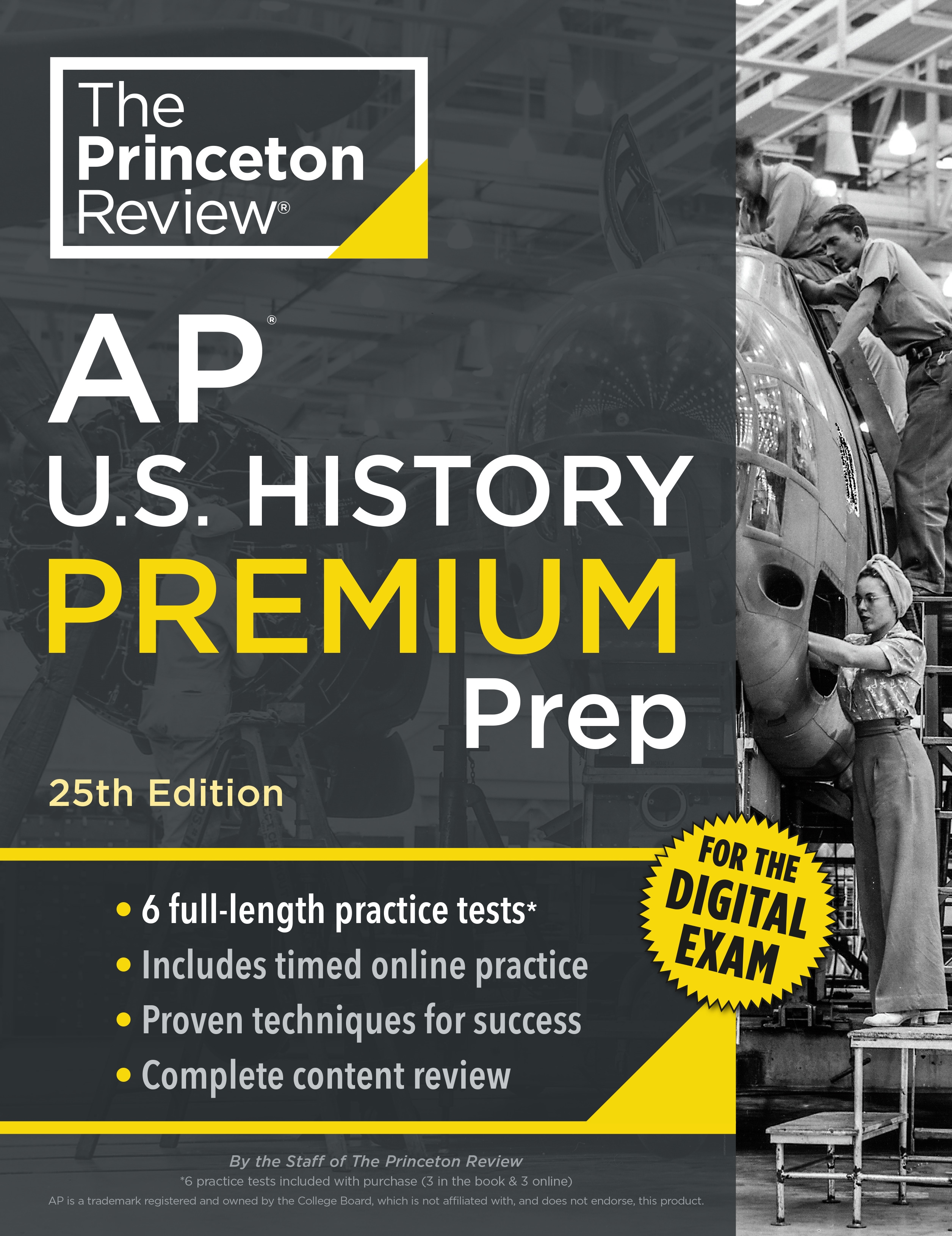 Save & Read - Companions to Princeton Review AP U.S. History Premium Prep, 25th Edition: 6 Practice Tests + Digital Practice Online + Content Review (College Test Preparation) for high-scoring prep cover photo collage